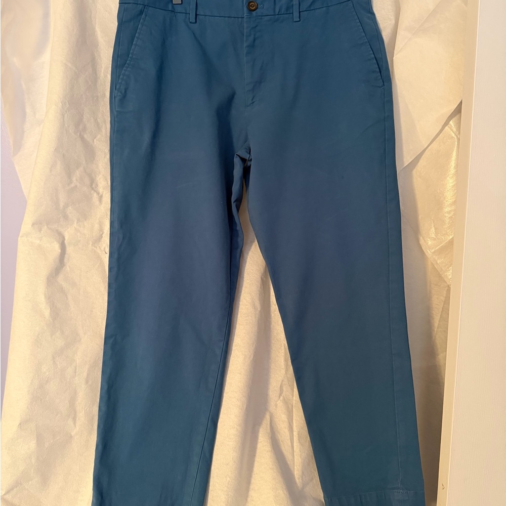 Banana Republic Teal Straight Fit Chinos